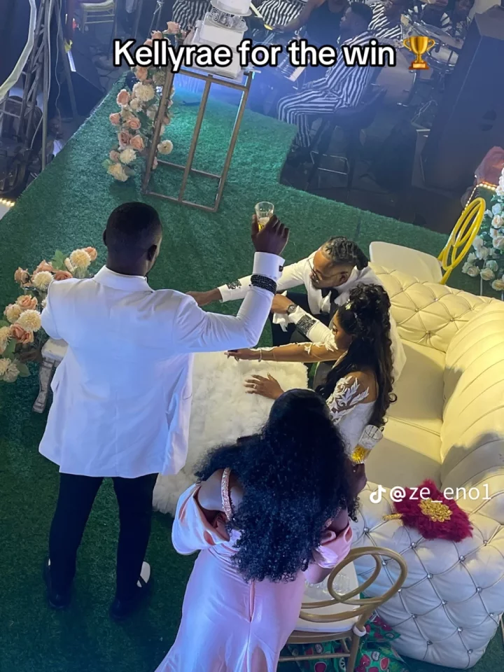 BBNaija: Kellyrae's wedding photo with wife, Kassia resurfaces online