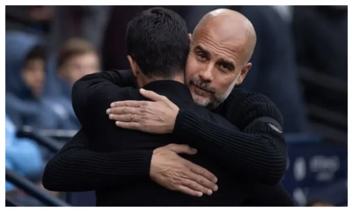 EPL: Details of Guardiola's text messages with Arteta after 2-2 draw emerge