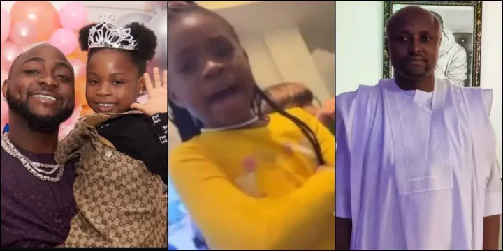Old video of Davido's daughter, Imade calling for Israel DMW's sack surfaces, after he shaded Sophia Momodu
