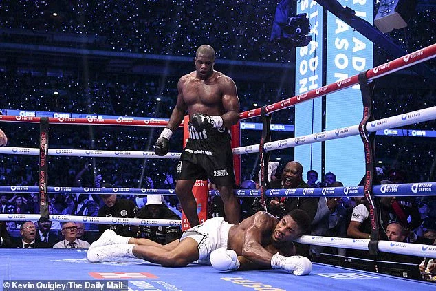 Joshua plans to continue fighting - despite suffering the fourth loss of his professional career against Daniel Dubois (pictured above)