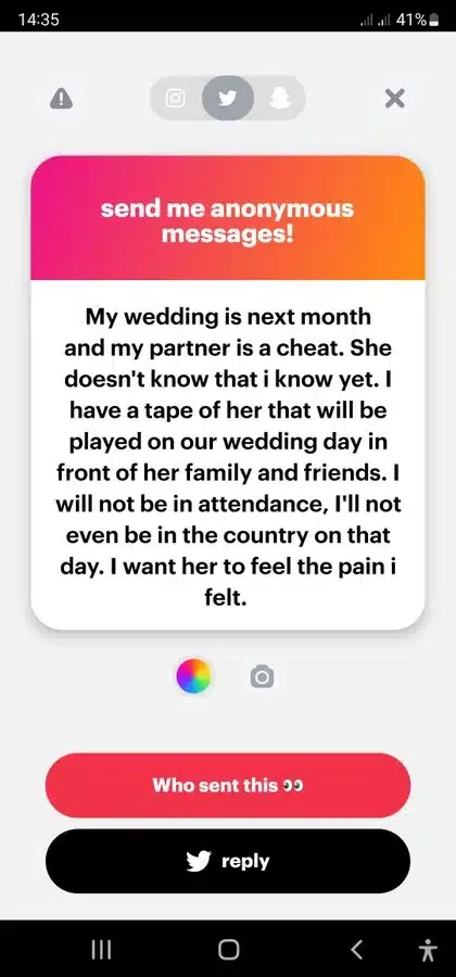 Man shares shocking secret wedding plans for fiancée who cheated on him