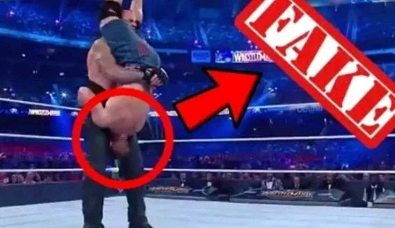 In Photos: See Why WWE Is Fake and Scripted