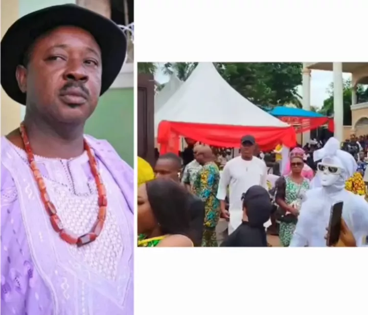 Videos from actor Amaechi Muonagor's burial ceremony in Obosi, Anambra state