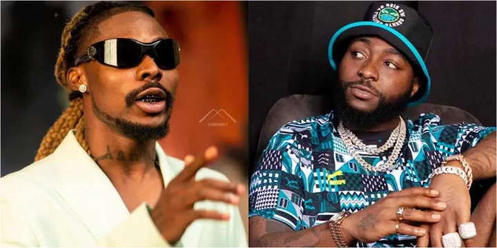 "Hold your song well sha" - Reactions as Asake praises Davido for always checking up on him
