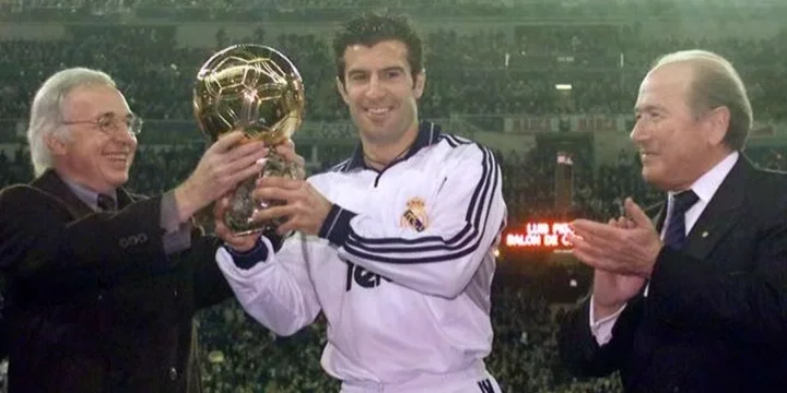 Luis Figo of Real Madrid