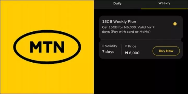 MTN increases data cost of 15GB from N2K to N6K, Nigerians kick