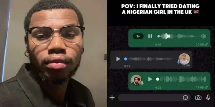 Man shares experience dating Nigerian girl in UK