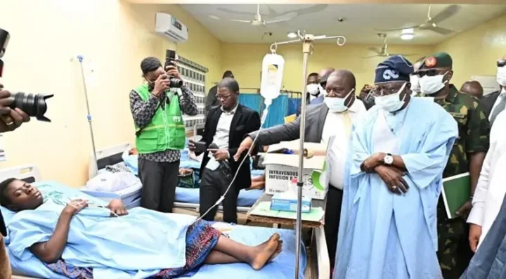 Benue: Tinubu visits injured victims at Teaching Hospital Benue: Tinubu visits injured victims at Teaching Hospital