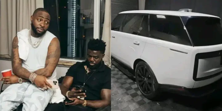 Davido gifts his aide a range Rover as birthday gift