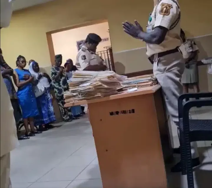 Man confused after Nigerian immigration officials forced them to engage in long prayer session