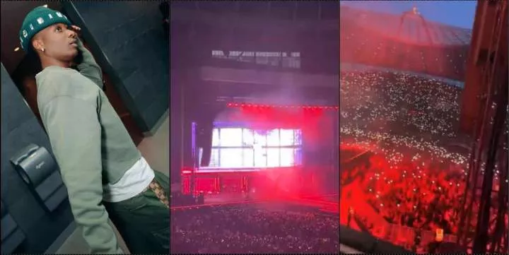 Wizkid shuts down the UK with sold-out concert at 60K capacity Tottenham Hotspur stadium (Video)