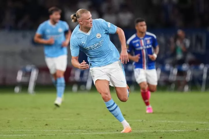 Haaland played an integral role as Manchester City won the treble