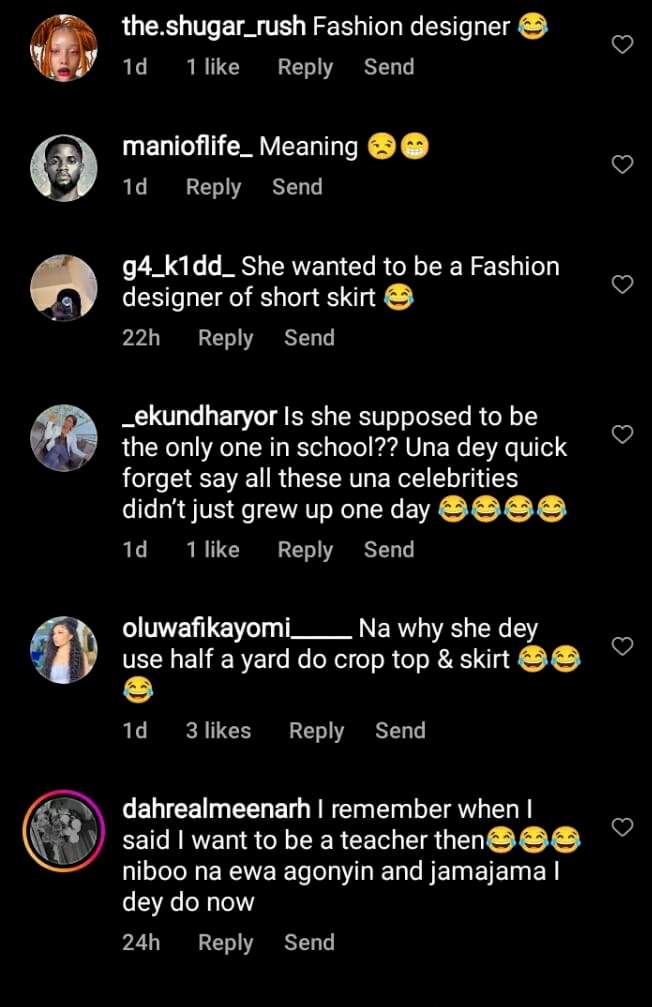 'No wonder she dey use 1 yard sew cloth' - Hilarious reactions trail singer Ayra Starr's 'future ambition' in secondary school yearbook (Video)