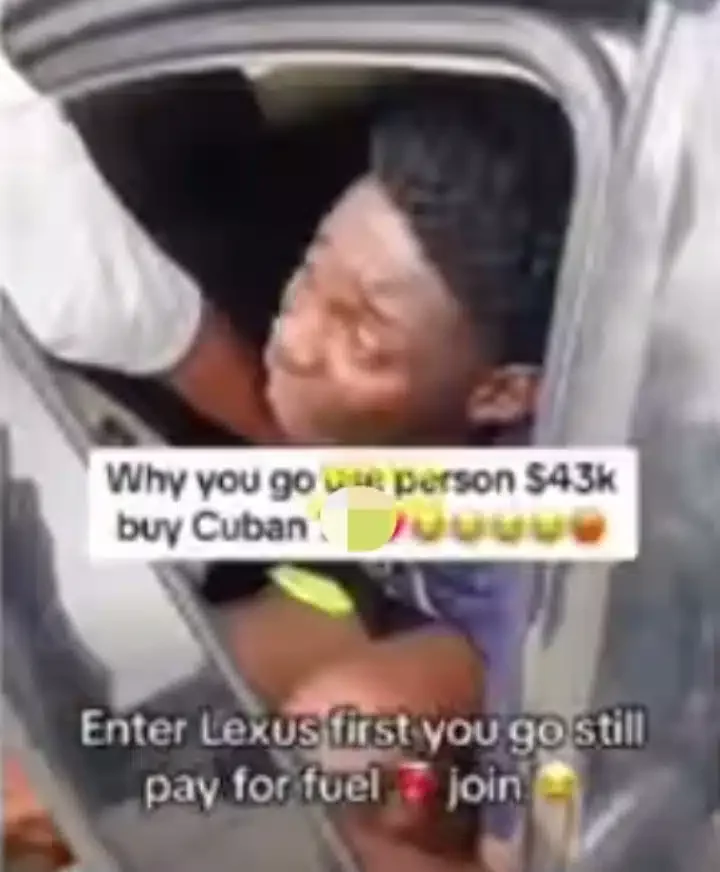 Man bundled into car after reportedly using someone's $46K to buy Cuban