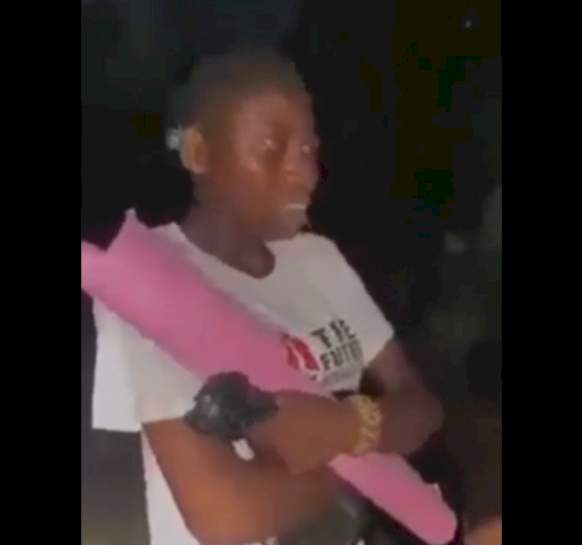 Husband tells residents to call police on his wife after their housemaid was locked outside at night (Video)