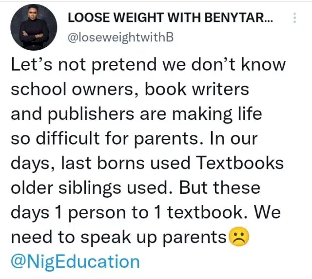 'Schools, publishers are making life difficult for parents; in our days, last borns used books older siblings used' - Lady laments