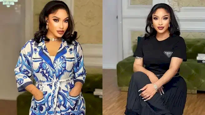"Those who laughed when I confessed I married and fed a mini man and his mum are now fighting for same reason" - Tonto Dikeh throws shade