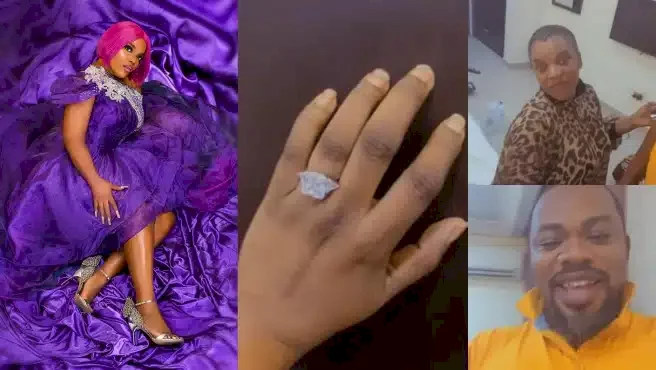 "Finally off the market forever" - Empress Njamah ecstatic as she gets engaged (Video)