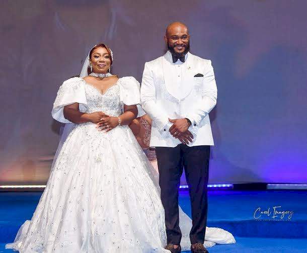 ''Behold God's best for me''- Actor Blossom Chukwujekwu writes as he shares lovely photos of his wife, Pastor Ehinome