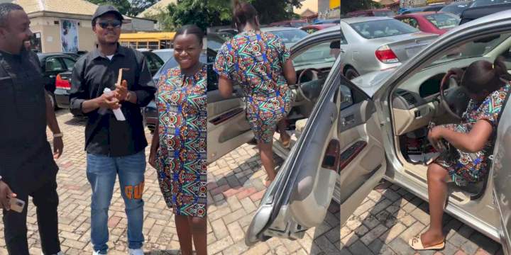Bitcoin trader, B Lord buys car for his lawyer's wife after winning his case against EFCC