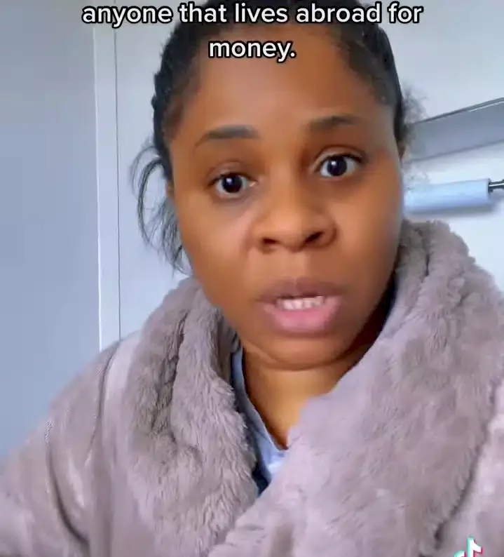 'Send money to your families abroad; people are going through hell here' - UK-based lady cries out (Video)