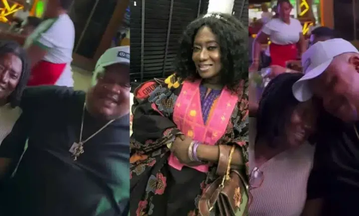 "Na only her dey make me cry for movies" - Cubana Chief Priest honoured as he meets with Chinwe Owoh (Video)