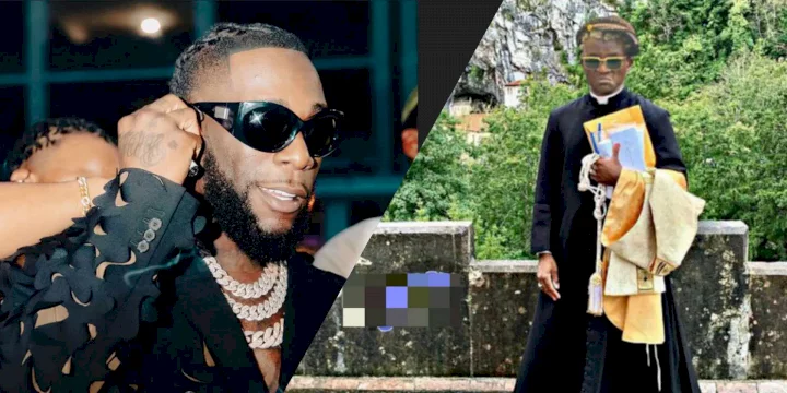 Burna Boy contemplates using Potable's comic photo as album cover for 'Love, Damini' as he finds himself in a dilemma