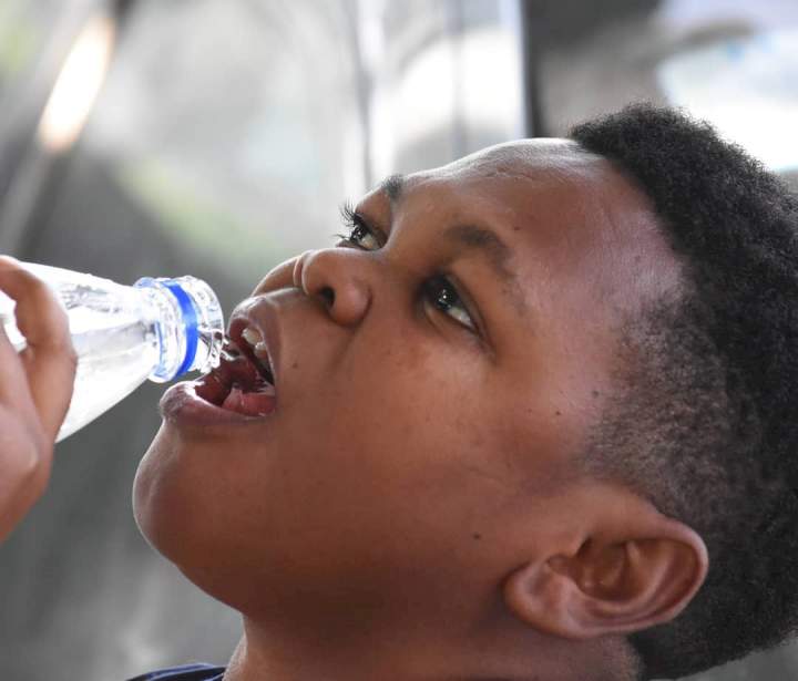 'New meme loading' - Reactions as Osita Iheme 'Pawpaw' shares photo of himself drinking water
