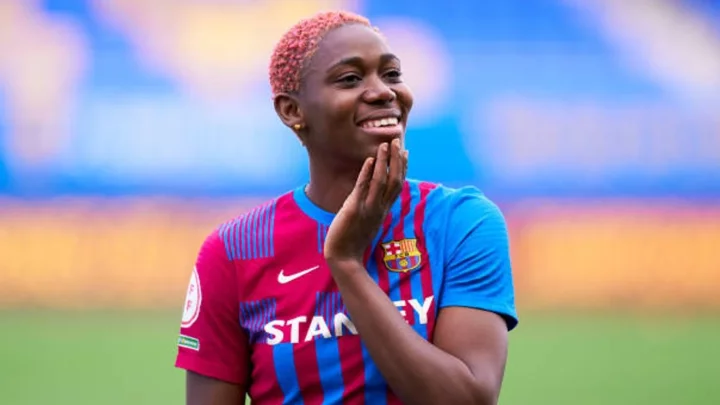 Asisat Oshoala lists three things she gained as she leaves Barcelona for Bay FC