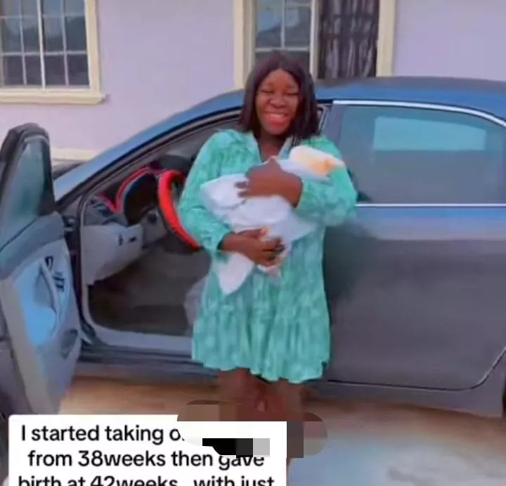 'With one push everything came out' - New mom shares secret of her easier labour and delivery with pregnant ladies