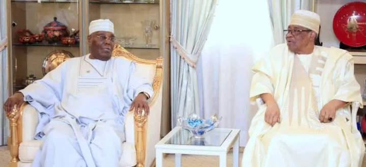 Atiku meets IBB, Abdulsalami Abubakar (Photos)