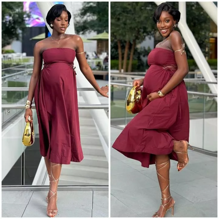 Singer Paul Okoye?s wife, Ifeoma, flaunts her baby bump in lovely new photos