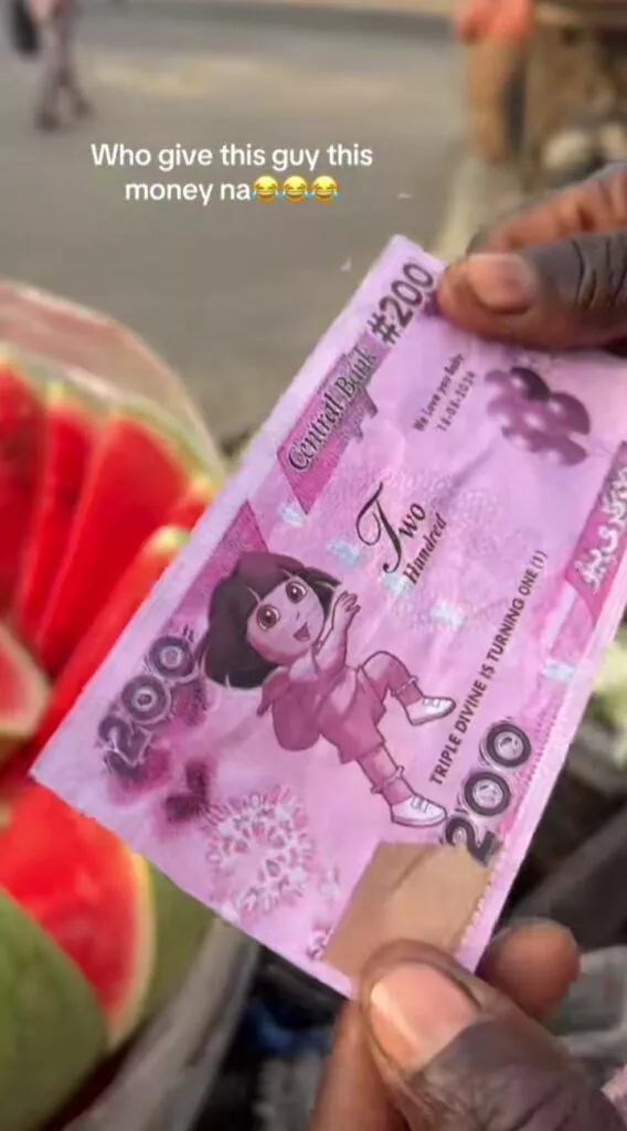 Watermelon seller gets duped with unusual, fake N200 note