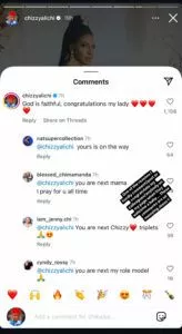 Chizzy Alichi fumes after fans told her she's 'Next in line' amidst congratulatory note to Chika Ike