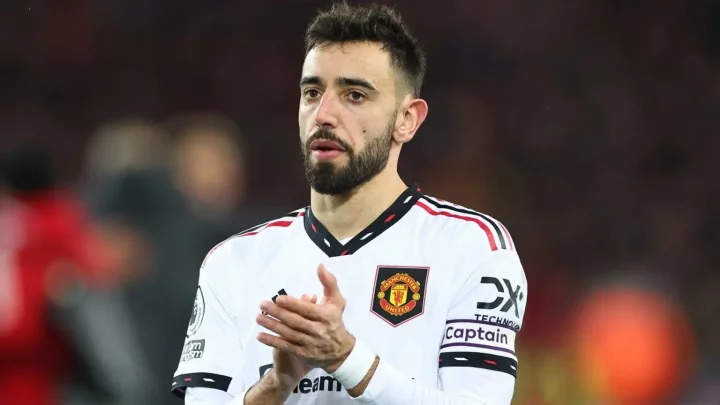 EPL: I let my teammates down - Bruno Fernandes on red card against Tottenham