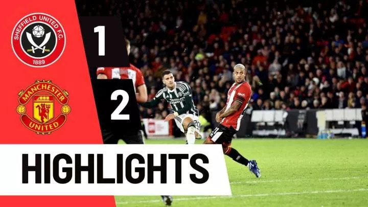 Sheffield United 1 - 2 Manchester United (Oct-21-2023) Premier League Highlights