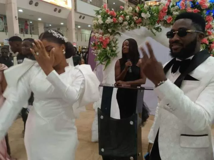 Couple hold their wedding at Murtala Muhammad Airport, photos trend