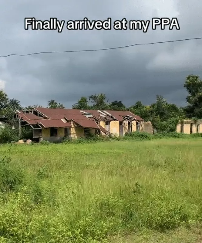 Corps member devasted as NYSC posts him to abandoned, ancient school