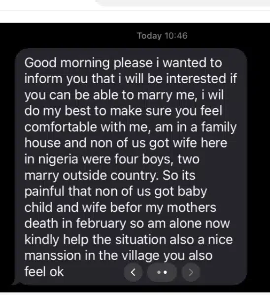 Lady laments, shows off text message she received from keke rider