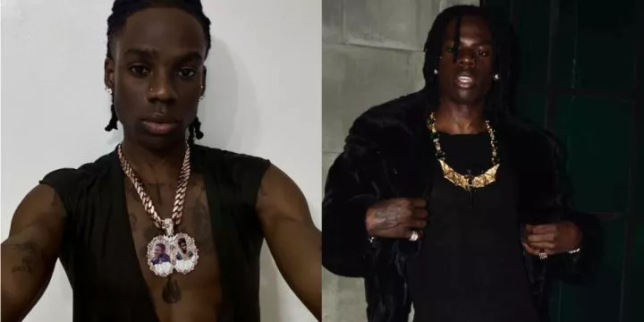 Rema pays tribute to father and late brother with new custom-made neckpiece