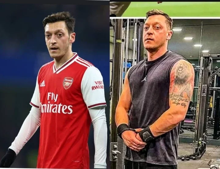 Mesut Ozil's body transformation stir reactions on social media