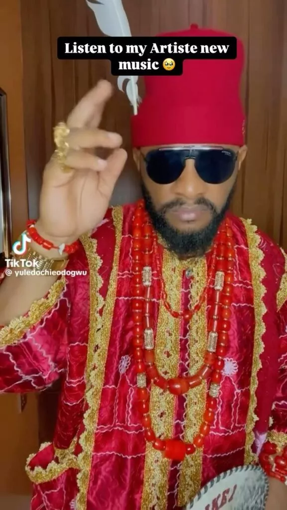 Nigerians react as Yul Edochie signs new artist on 'record label'