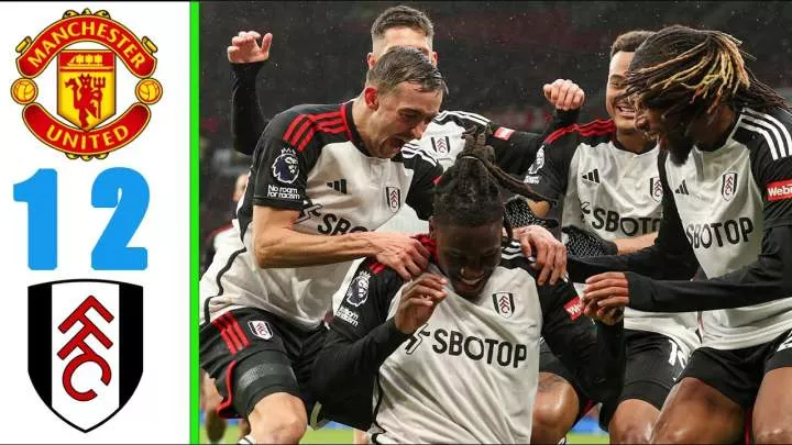 Manchester United 1 - 2 Fulham (Feb-24-2024) Premier League Highlights