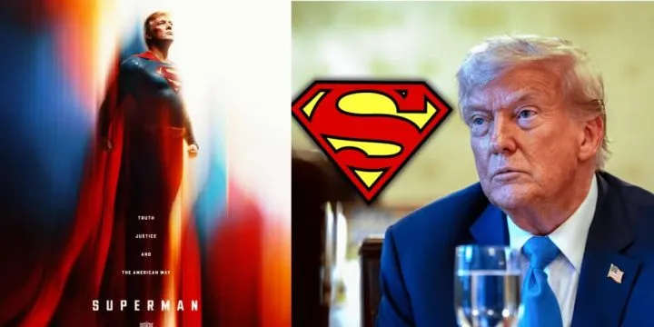 White House shares AI image of Trump as Superman White House shares AI image of Trump as Superman