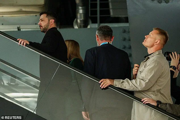Ukrainian President Volodymyr Zelensky is seen this morning at the Ukraine Recovery Conference (URC2025) in Rome, Italy