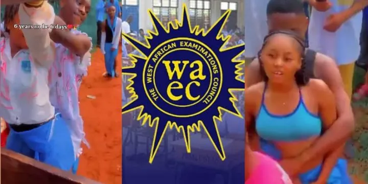 Secondary school students trend online as they celebrate end of WAEC in style Secondary school students trend online as they celebrate end of WAEC in style