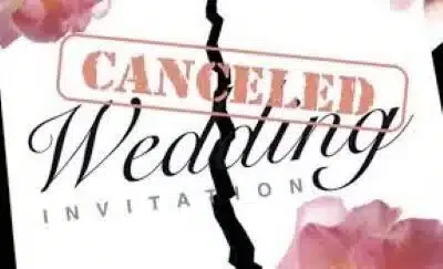 Man calls off wedding 3 days to event after fiancée lies about being at home