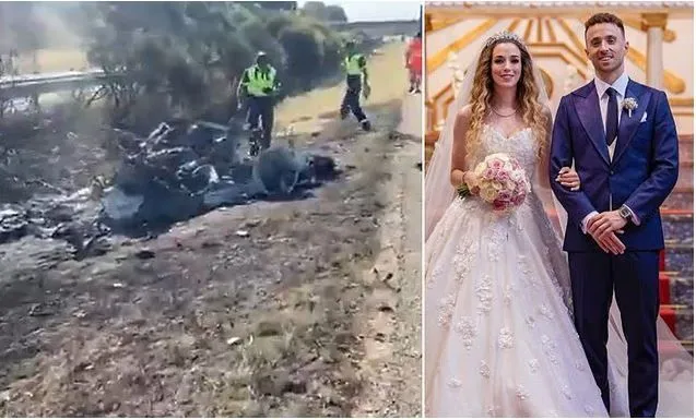 See What Remained of the Lamborghini That Killed Liverpool Star, Jota And His Brother
