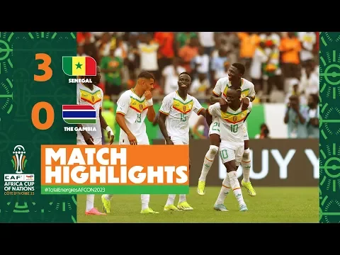 Senegal 3 - 0 Gambia (Jan-15-2024) Africa Cup of Nations 2023 Highlights