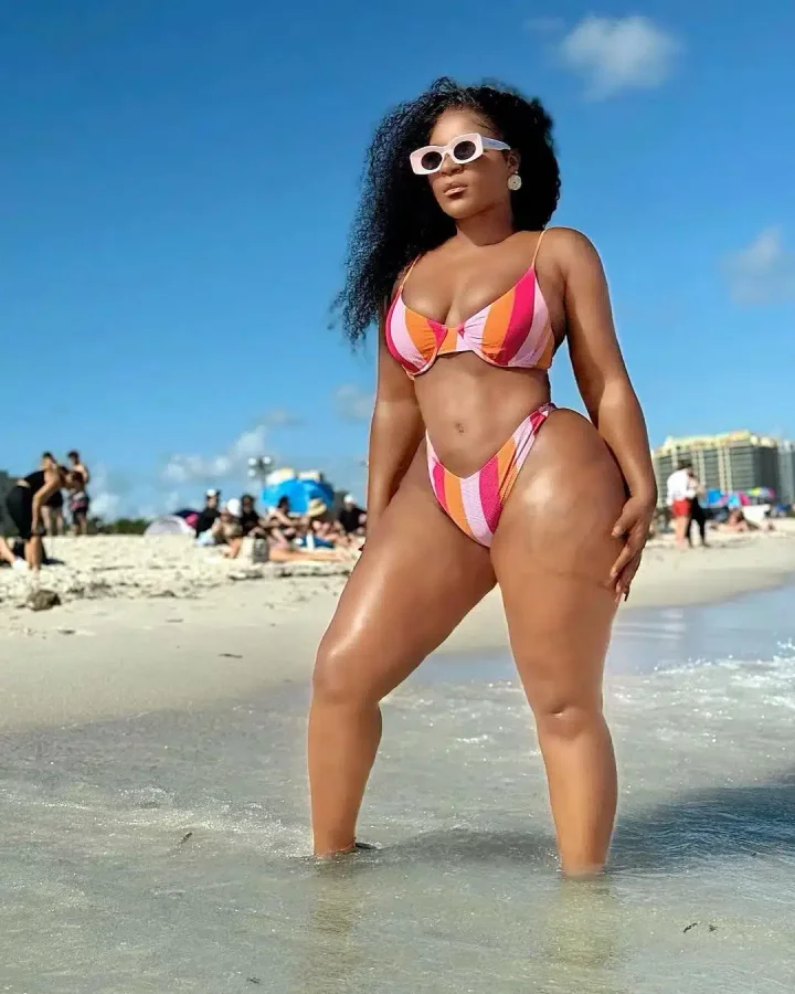 'Only if she was a virgin' - Nkechi Blessing's ex-lover, Falegan reacts to Destiny Etiko's bikini photos